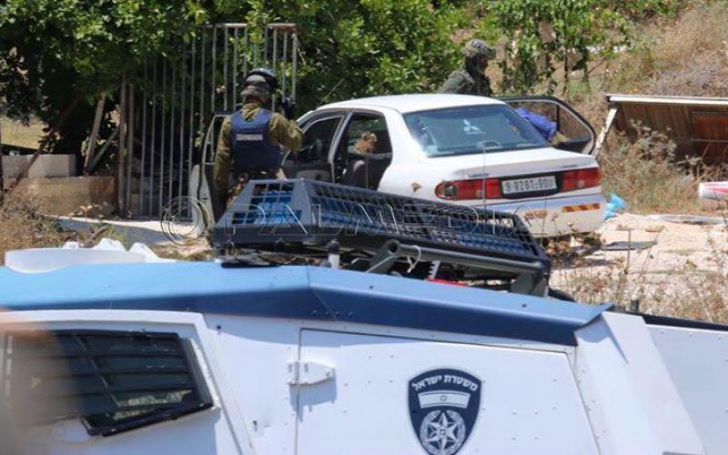 بالصور: الاحتلال يعتقل 3 شبان جنوب نابلس