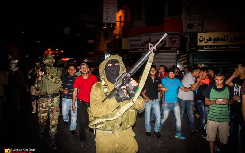 نابلس تتحول لساحة حرب بعد استقبال أسير فتحاوي