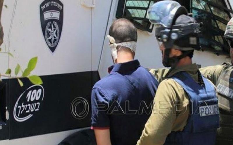بالصور: الاحتلال يعتقل 3 شبان جنوب نابلس