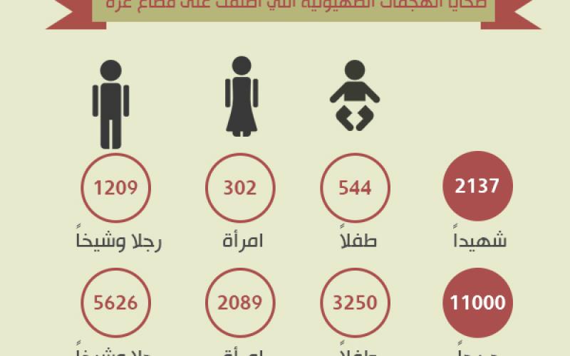 العدوان الإسرائيلي على غزة.. إحصائيات وأرقام