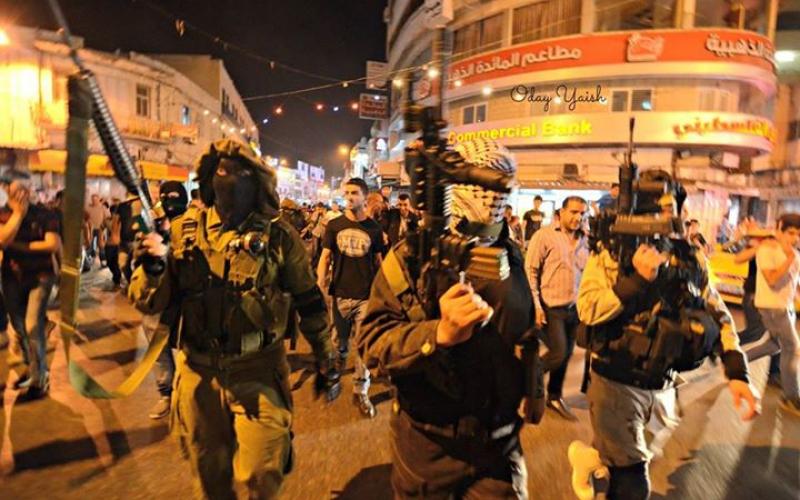 نابلس تتحول لساحة حرب بعد استقبال أسير فتحاوي