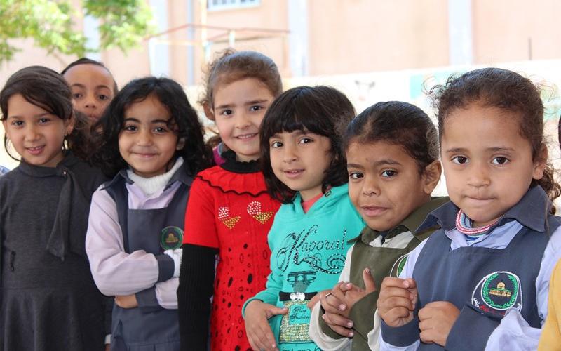 بالصور: بدء الدراسة في رياض الجمعية الإسلامية