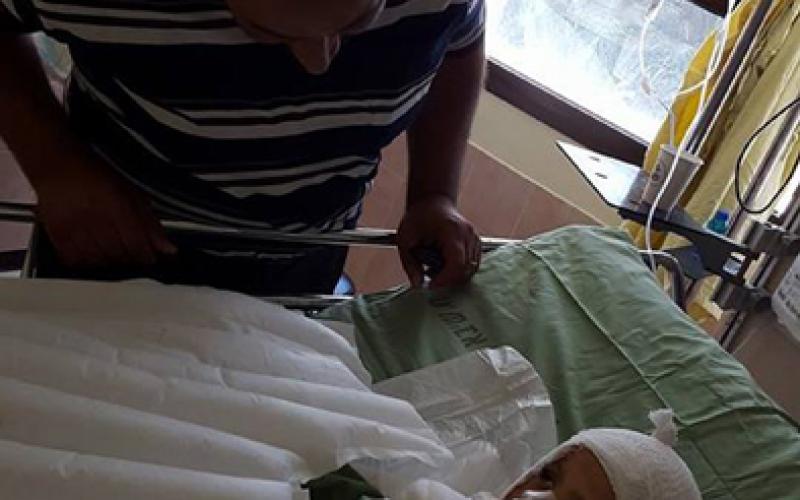 بالصور: تحسن حالة الطفل أحمد دوابشة في مشفى "تل هشومير"