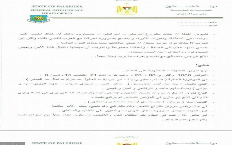 بالوثائق: عباس وعريقات وفرج يستعدون للانقلاب على المنظمة‎