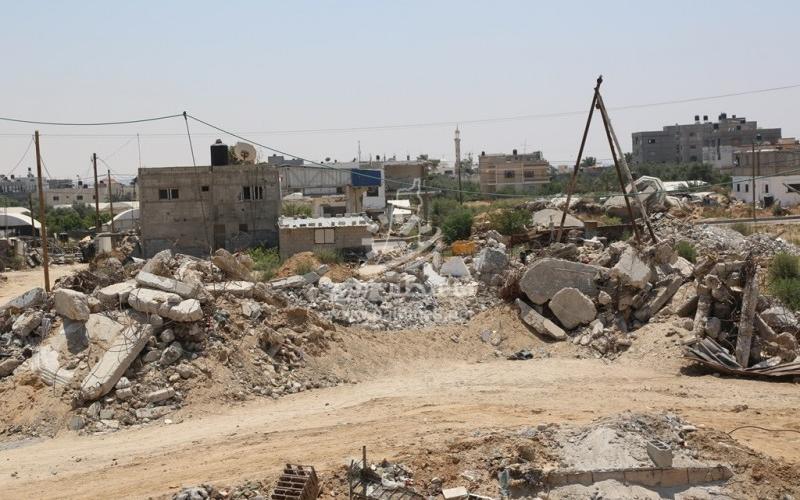بالصور: سكان "الكرفانات" في خانيونس على صفيح ساخن