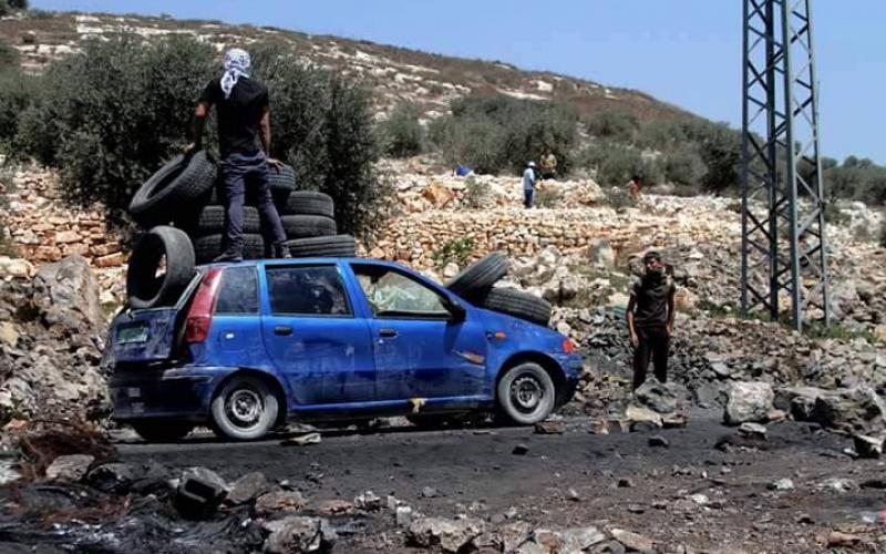 بالصور: إصابات بالاختناق في مسيرات الضفة