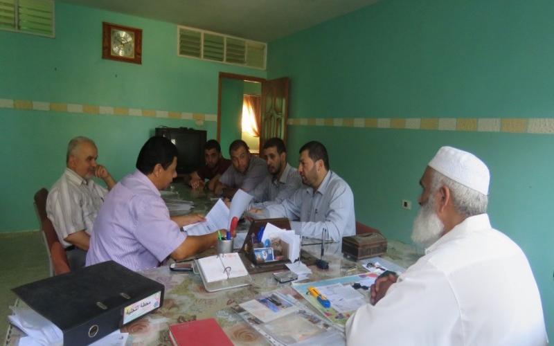 بالصور: حماس تزور المؤسسات المدنية في الزوايدة