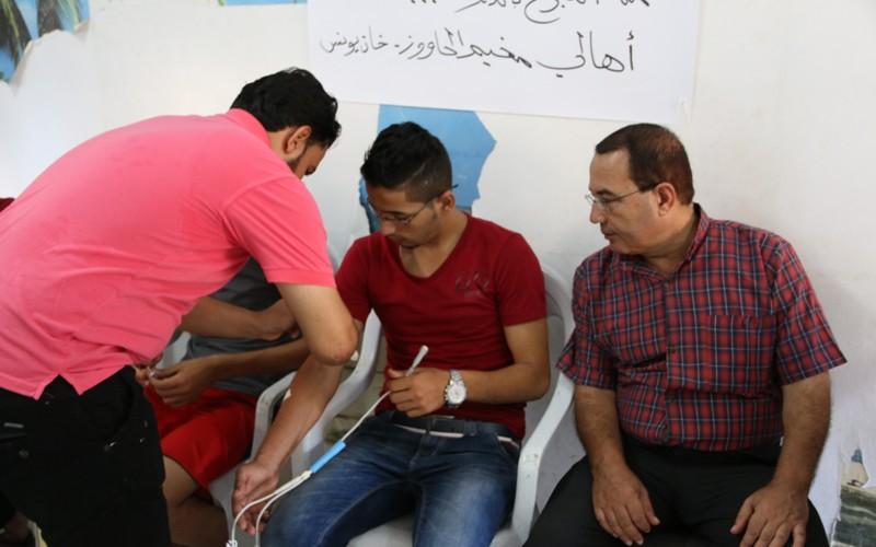 بالصور:خانيونس تتضامن مع  مخيم "عين الحلوة"