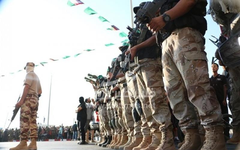 بالصور: القسام تفتتح نصباً تذكارياً بميناء غزة