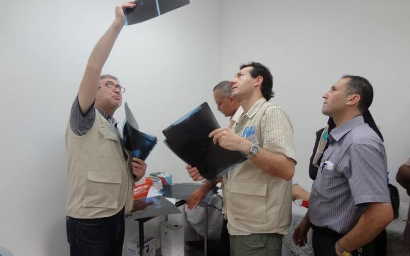 بالصور: غزة الأوروبي يستقبل وفدًا طبيًا تشيليًا