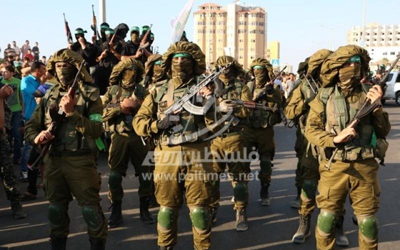 بالصور: القسام تفتتح نصباً تذكارياً بميناء غزة