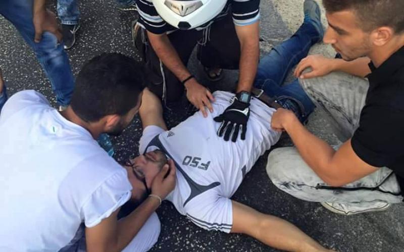 بالصور: مستوطن يدهس مقدسياً ويلوذ بالفرار