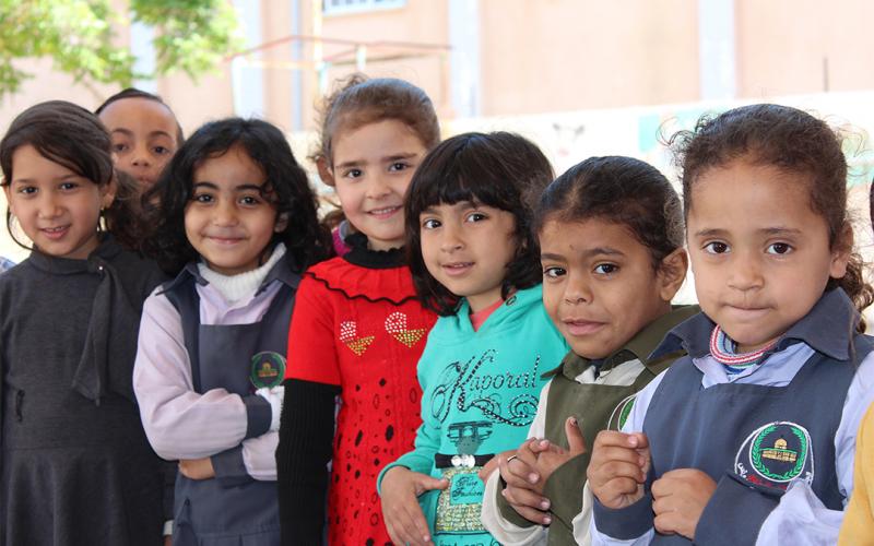 بالصور: بدء الدراسة في رياض الجمعية الإسلامية