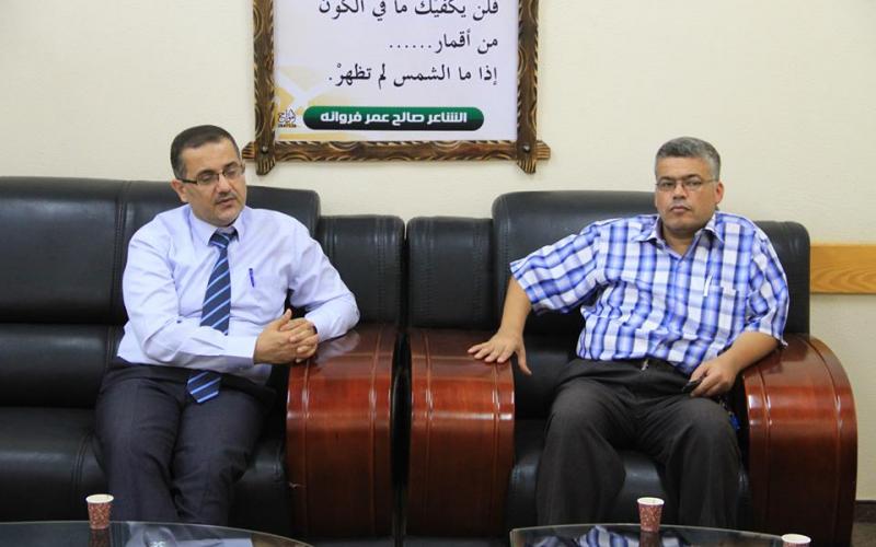 بالصور: تجمع الأطباء" يزرون الجامعة الإسلامية بغزة