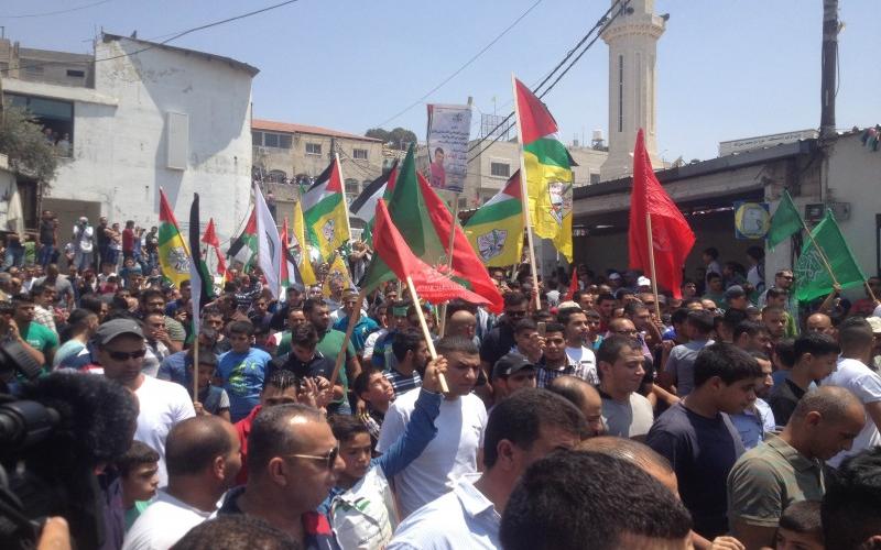 بالصور: المئات يشيّعون الشهيد الخالدي برام الله
