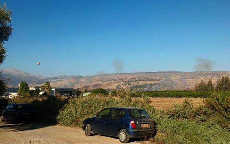 بالصور: سقوط 4 قذائف هاون على "الجليل والجولان"