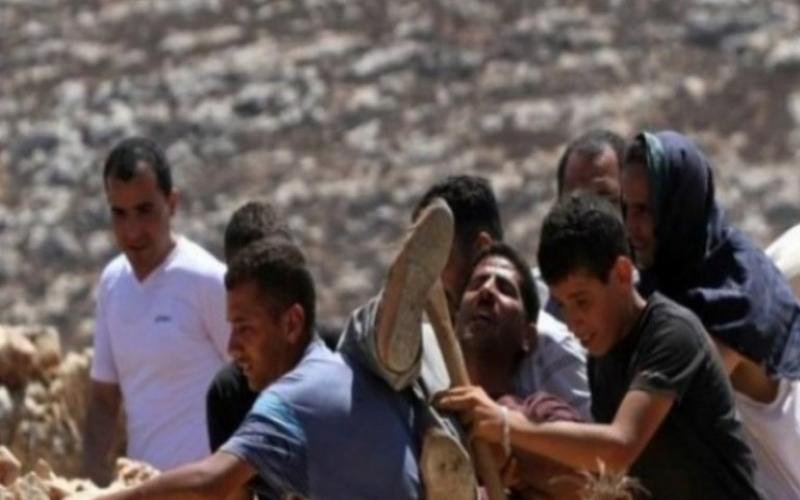 بالصور: إصابة العشرات بمواجهات مع الاحتلال في قصرة