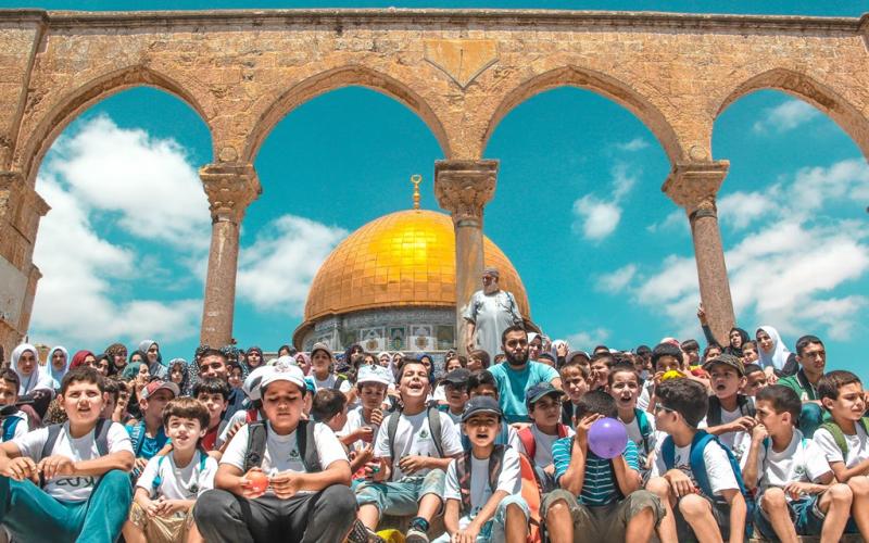 بالصور: جمعية الأقصى تختتم مخيمها الصيفي الأول
