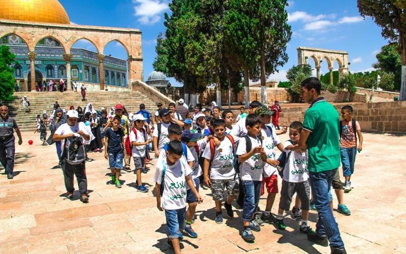 بالصور: جمعية الأقصى تختتم مخيمها الصيفي الأول