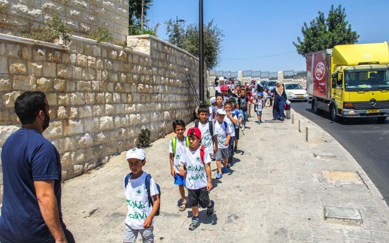 بالصور: جمعية الأقصى تختتم مخيمها الصيفي الأول