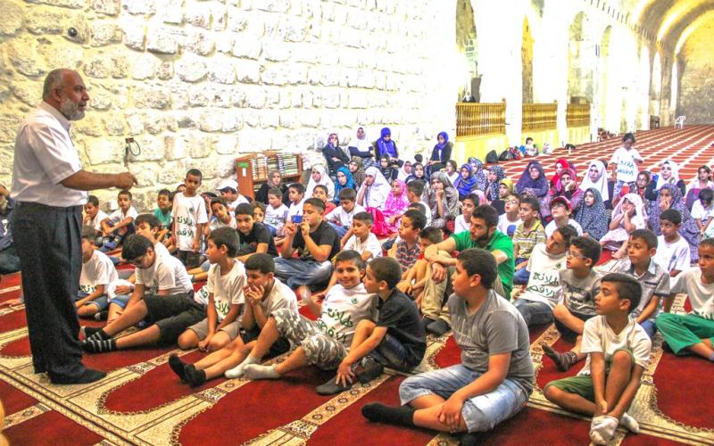 بالصور: جمعية الأقصى تختتم مخيمها الصيفي الأول