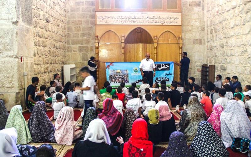 بالصور: جمعية الأقصى تختتم مخيمها الصيفي الأول