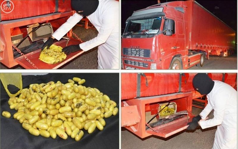 بالصور: حيل لا تخطر بالبال لمهربي المخدرات في السعودية