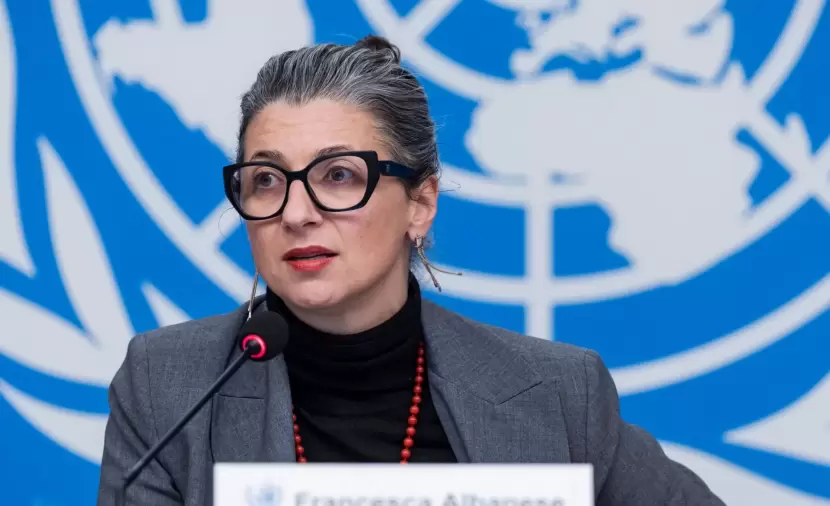 ألبانيزي تكشف تبعات اتهامها لـ"إسرائيل" بالإبادة الجماعية في قطاع غزة