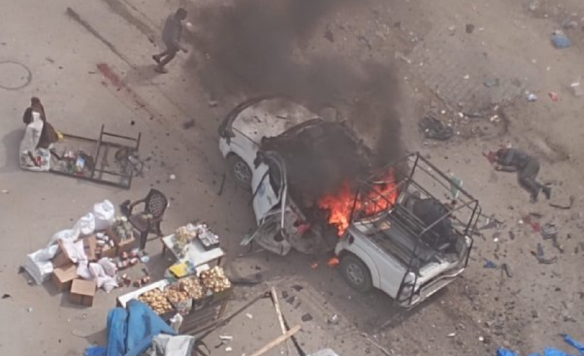 استشهاد 4 مواطنين بينهم طفل في استهداف صهيوني لمركبة شرطية بمدينة غزة