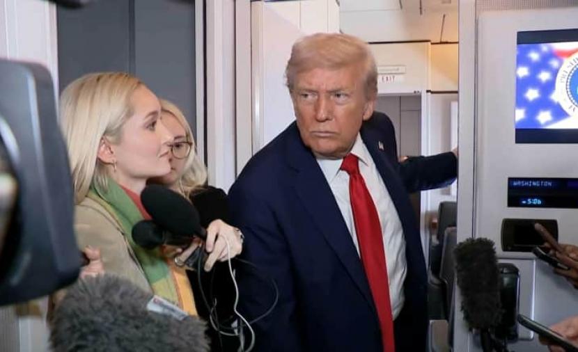 ترامب يطرد صحفية من مؤتمر البيت الأبيض لهذا السبب..!