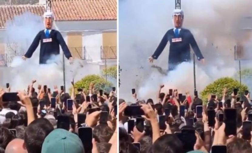 بعد حرق دمية لنتنياهو.. أزمة دبلوماسية حادة بين إسبانيا و"إسرائيل"