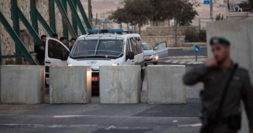 إغلاق الضفة وغزة