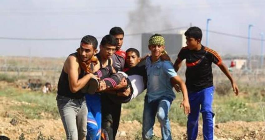 إصابة شاب برصاص الاحتلال شرق البريج