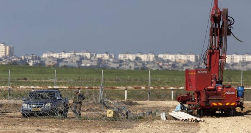 حفارات الاحتلال على حدود غزة