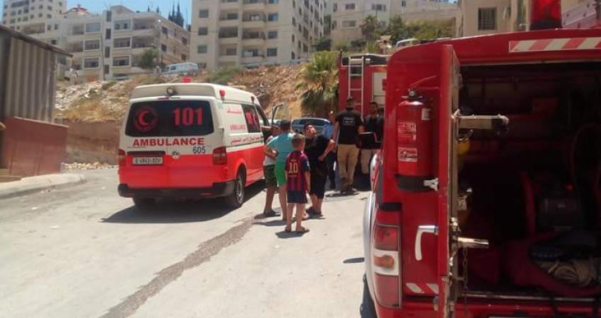 وفاة مواطن بحريق منزل في نابلس