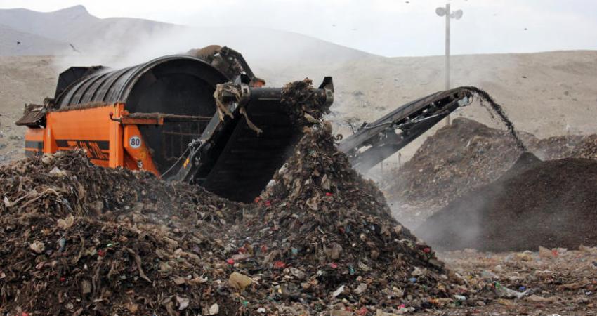 تجميع النفايات في نابلس