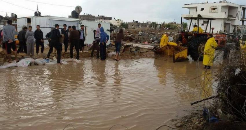 فصل الشتاء في قطاع غزة