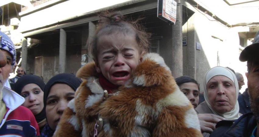 اللاجئين في مخيم اليرموك