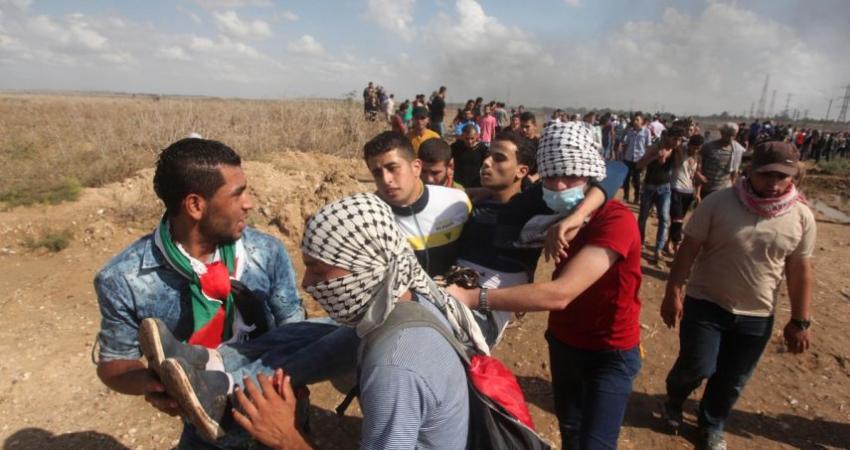 إصابة شاب برصاص الاحتلال شرق غزة