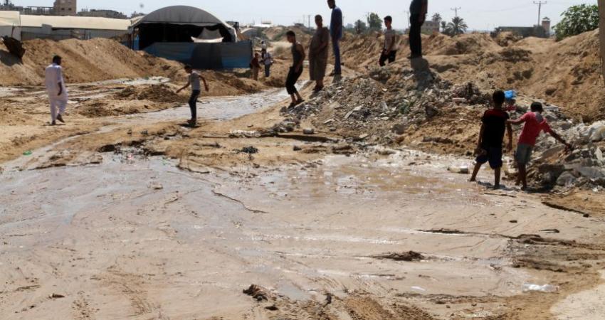 إغراق مصر للأنفاق على حدود القطاع