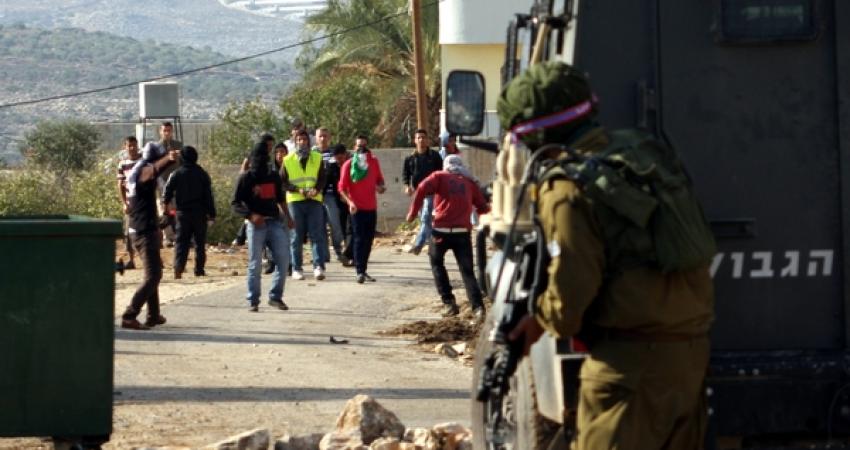 مواجهات في بلدة الرام