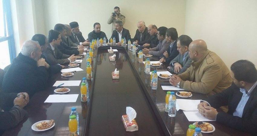 خلال لقاء بلدية غزة واتحاد المقاولين