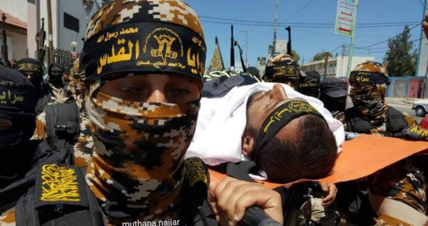 خانيونس تشيع جثمان الشهيد 