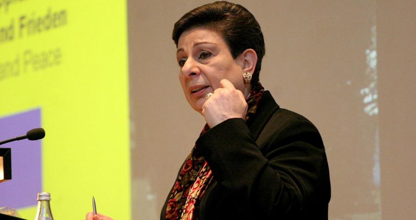 عشراوي تستنكر خطط 