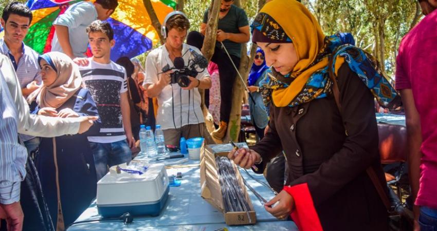 جامعة فلسطين تنظم المخيم الهندسي المعماري 