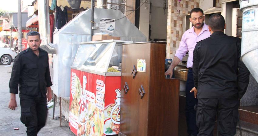 صورة خبر شروع بلدية دير البلح بحملة إزالة التعديات