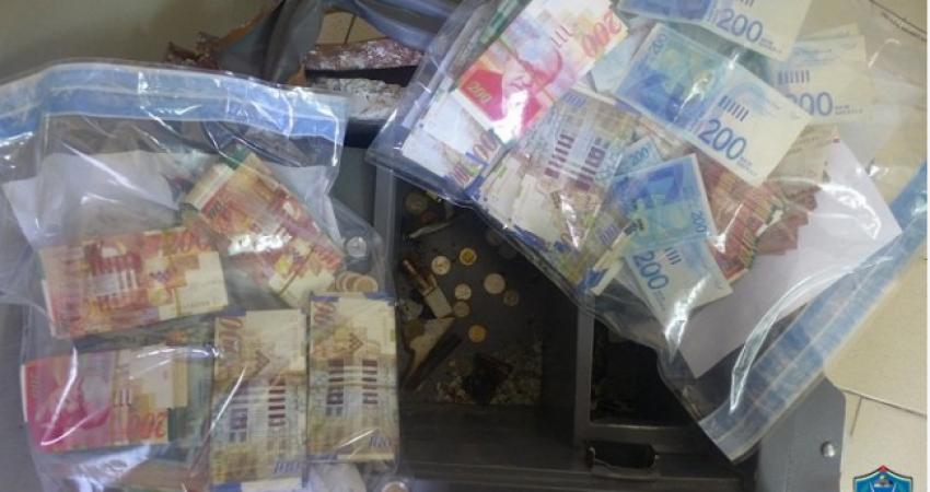 سرقة خزنة في نابلس