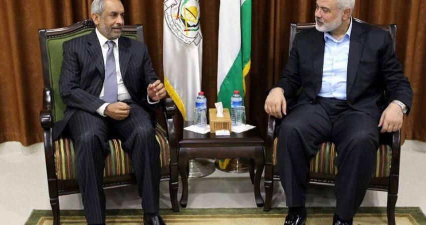 خلال لقاء هنية بالسفير الجنوب أفريقي