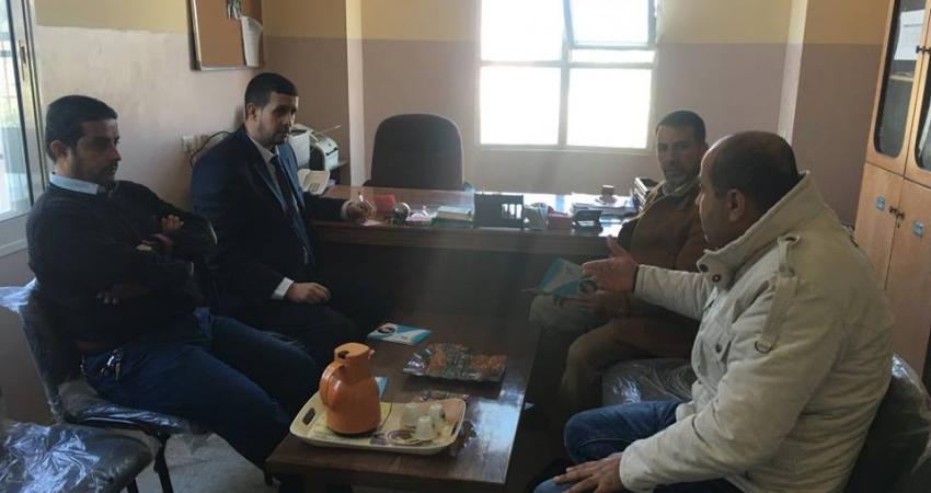 صورة خبر زيارة بلدية الزوايدة الهيئة الفلسطينية للتنمية