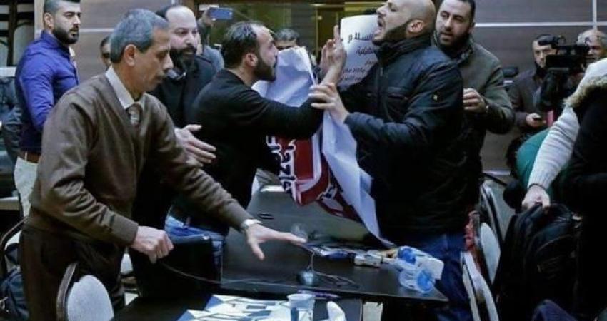 غادر الوفد غادر رام الله بحماية من الأمن الفلسطيني
